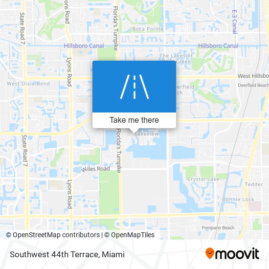 Mapa de Southwest 44th Terrace