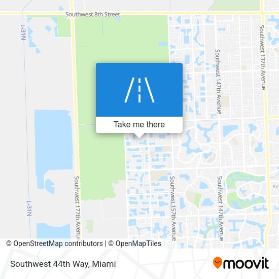 Mapa de Southwest 44th Way