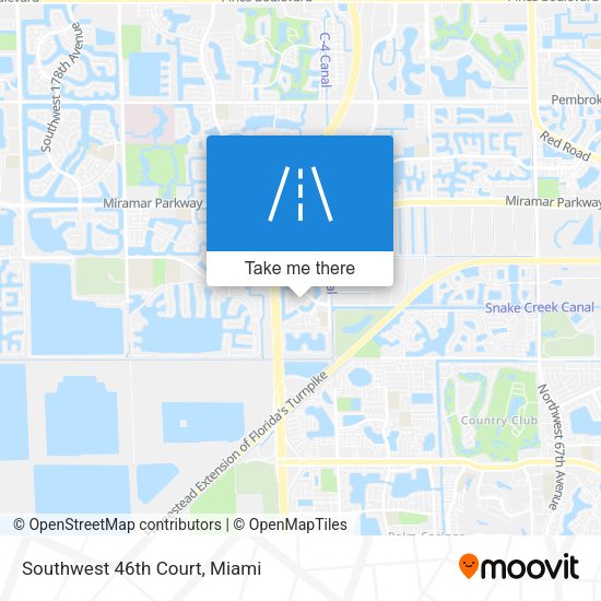 Southwest 46th Court map
