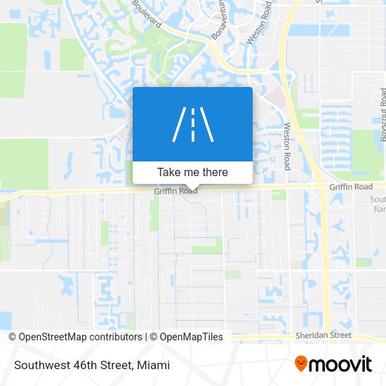 Mapa de Southwest 46th Street