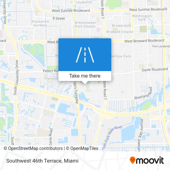Mapa de Southwest 46th Terrace