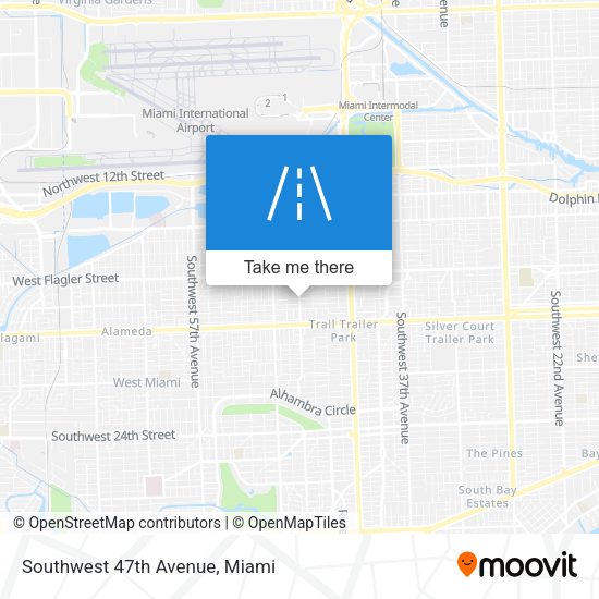 Mapa de Southwest 47th Avenue