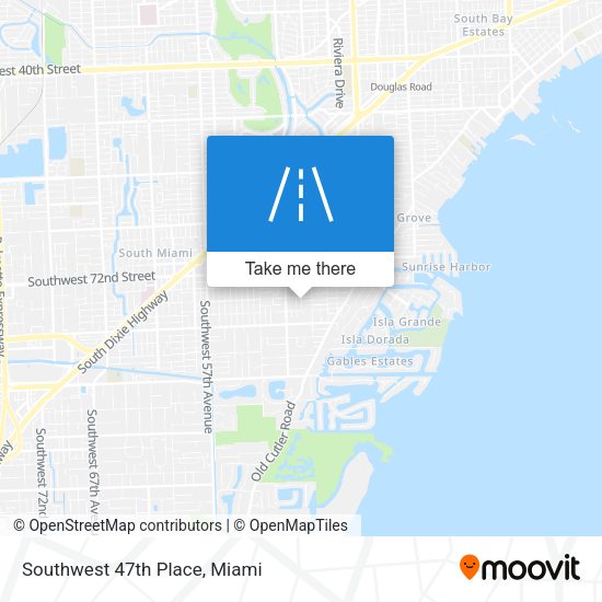 Mapa de Southwest 47th Place
