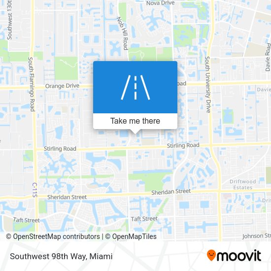 Mapa de Southwest 98th Way