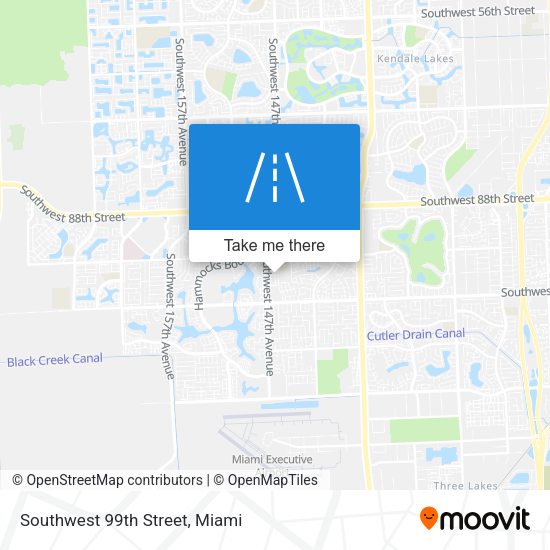 Mapa de Southwest 99th Street