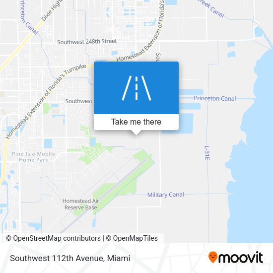 Southwest 112th Avenue map