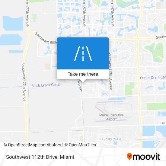 Southwest 112th Drive map