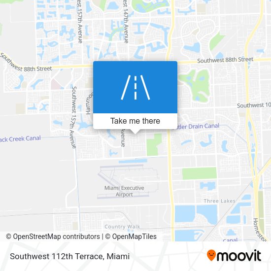 Mapa de Southwest 112th Terrace