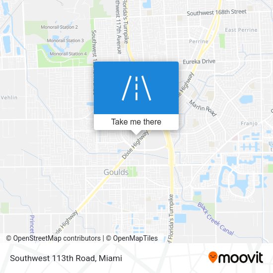 Mapa de Southwest 113th Road
