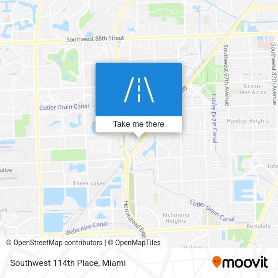 Mapa de Southwest 114th Place