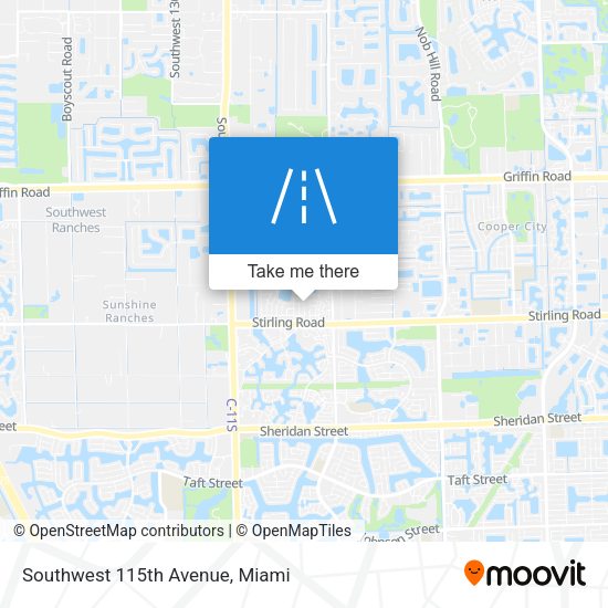 Mapa de Southwest 115th Avenue