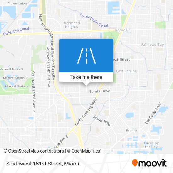 Mapa de Southwest 181st Street