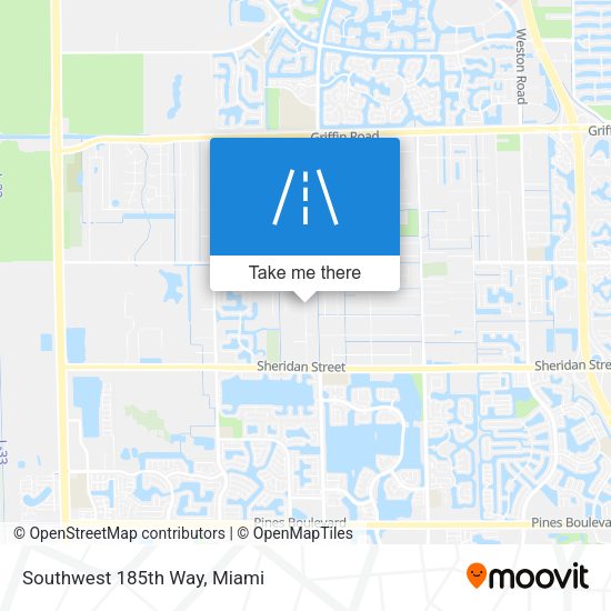 Mapa de Southwest 185th Way