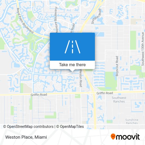 Mapa de Weston Place