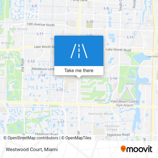Mapa de Westwood Court