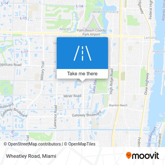 Mapa de Wheatley Road