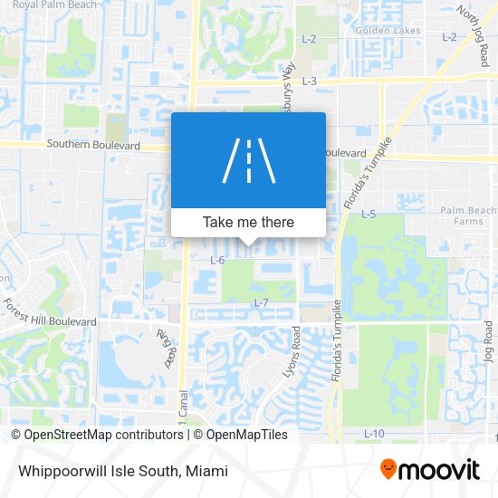 Mapa de Whippoorwill Isle South