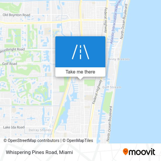 Mapa de Whispering Pines Road