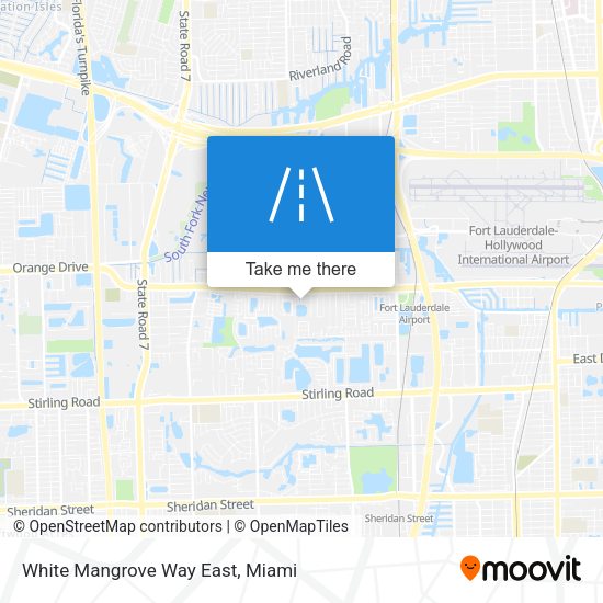 White Mangrove Way East map