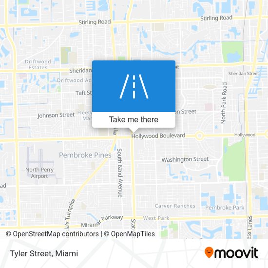 Tyler Street map