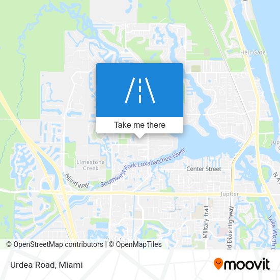 Mapa de Urdea Road