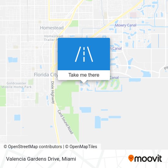 Valencia Gardens Drive map