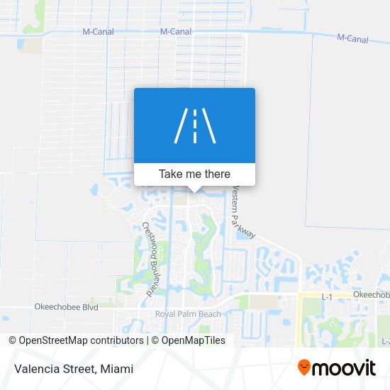 Mapa de Valencia Street