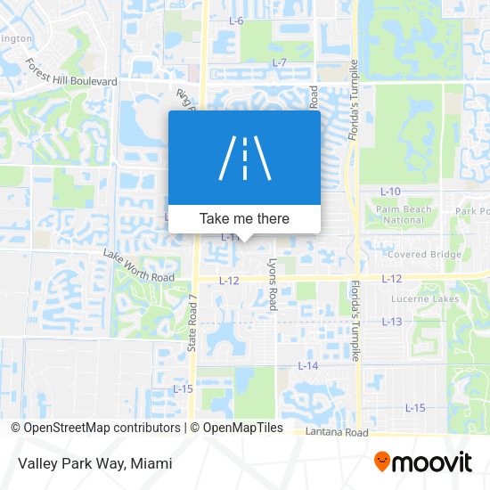 Mapa de Valley Park Way