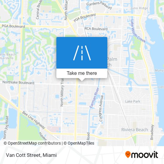 Van Cott Street map