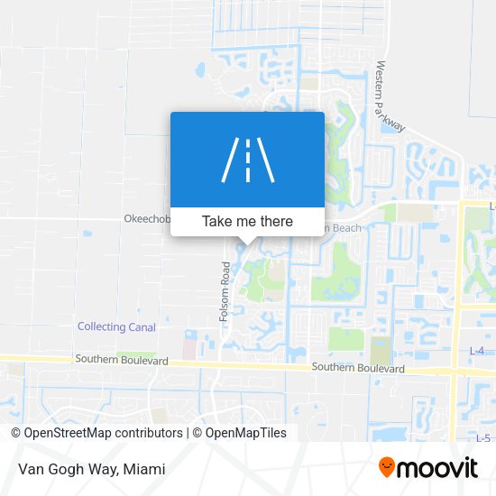Mapa de Van Gogh Way