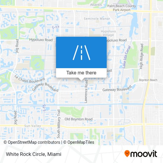 Mapa de White Rock Circle