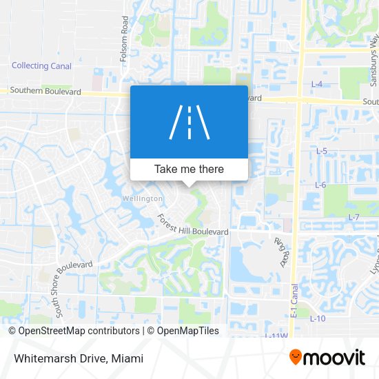 Mapa de Whitemarsh Drive