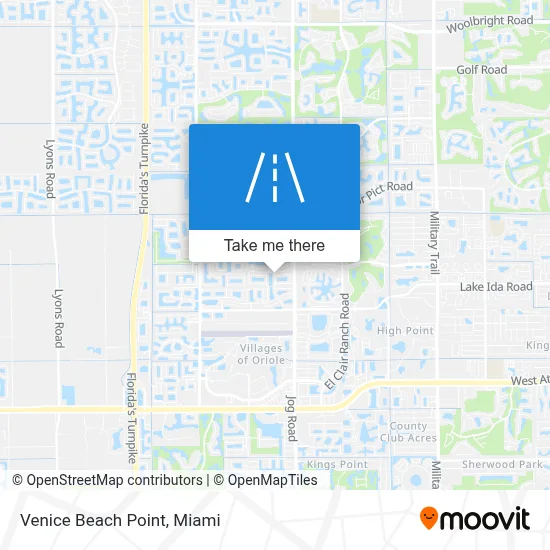 Venice Beach Point map