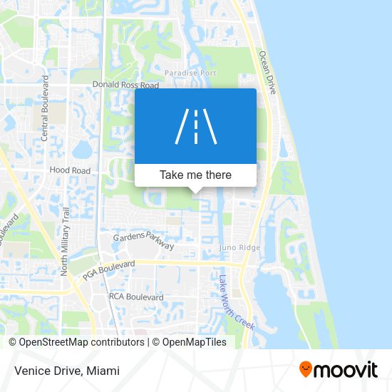 Mapa de Venice Drive