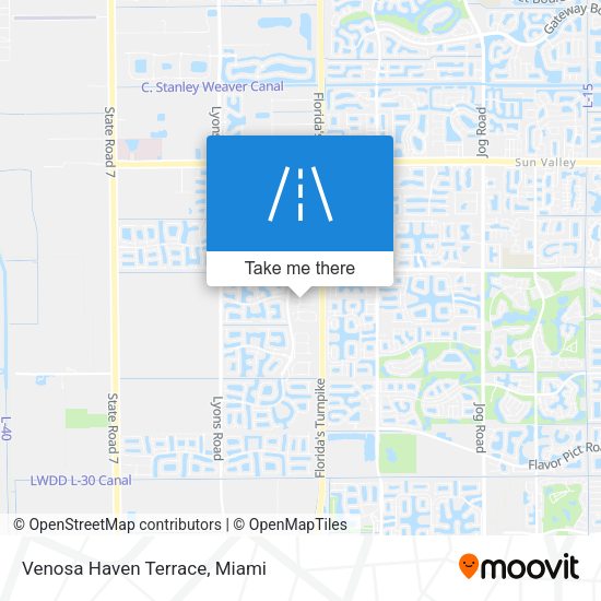 Venosa Haven Terrace map
