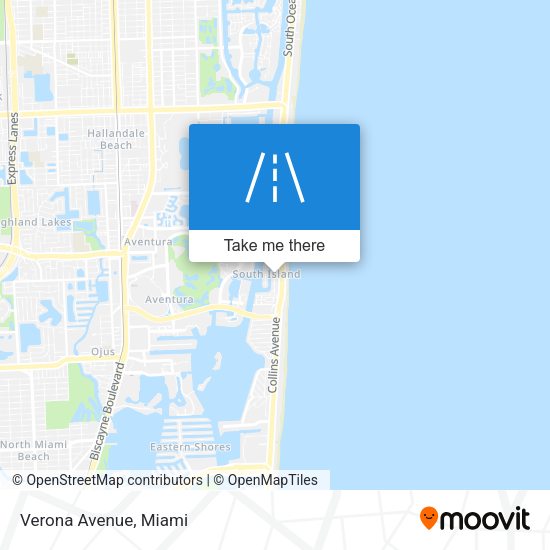 Mapa de Verona Avenue