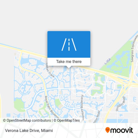 Verona Lake Drive map