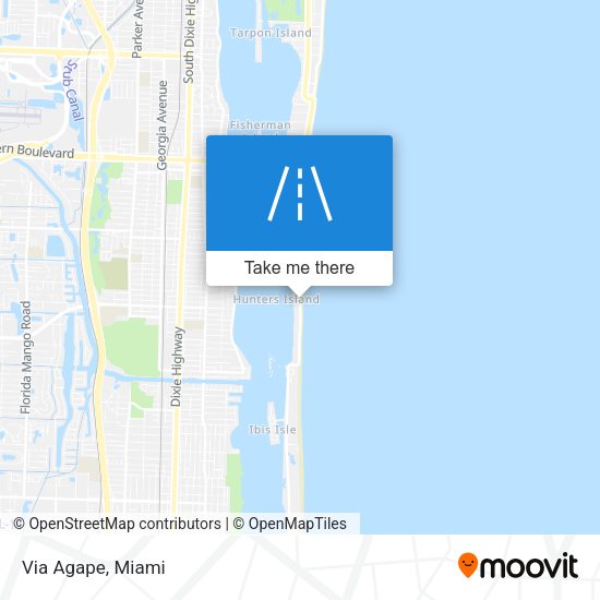 Mapa de Via Agape