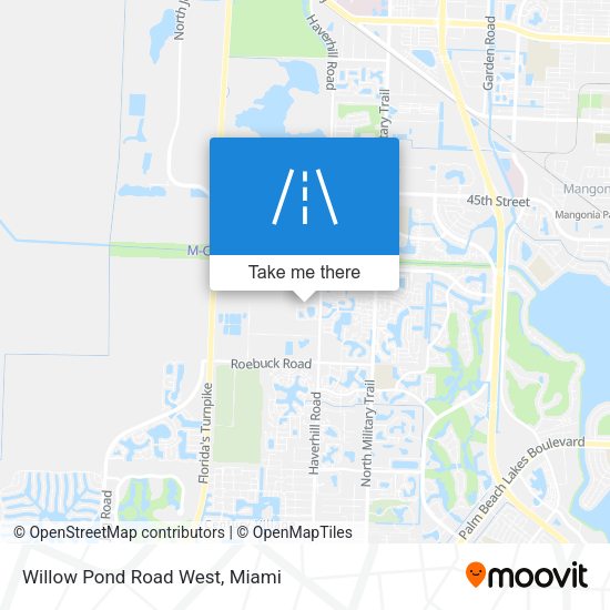 Mapa de Willow Pond Road West