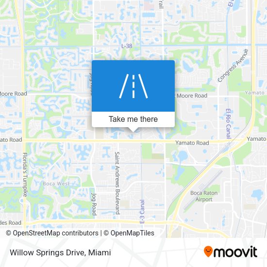 Willow Springs Drive map