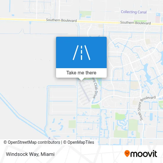 Windsock Way map