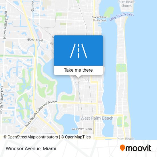 Mapa de Windsor Avenue