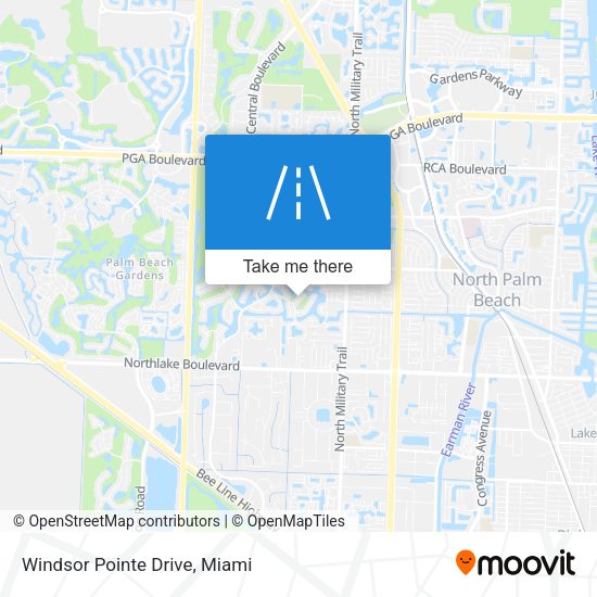 Windsor Pointe Drive map