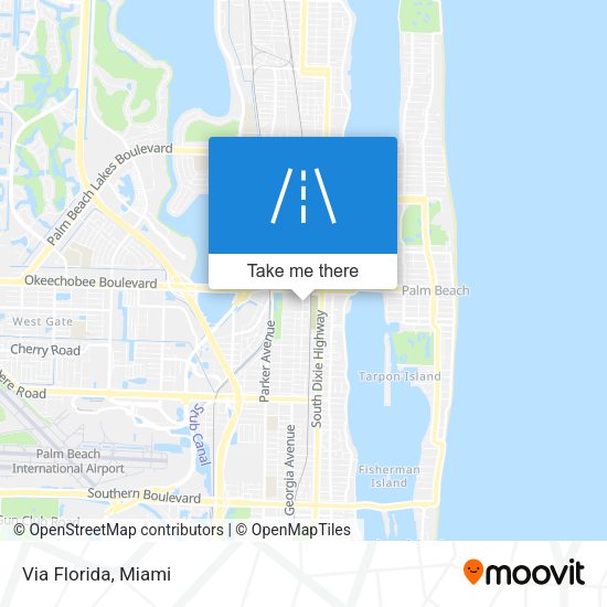 Mapa de Via Florida