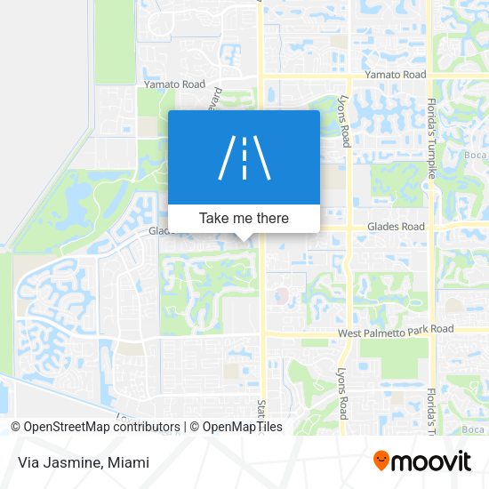 Mapa de Via Jasmine