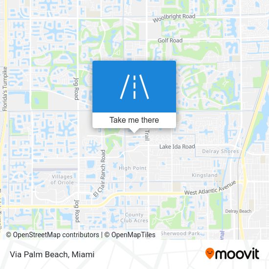 Mapa de Via Palm Beach