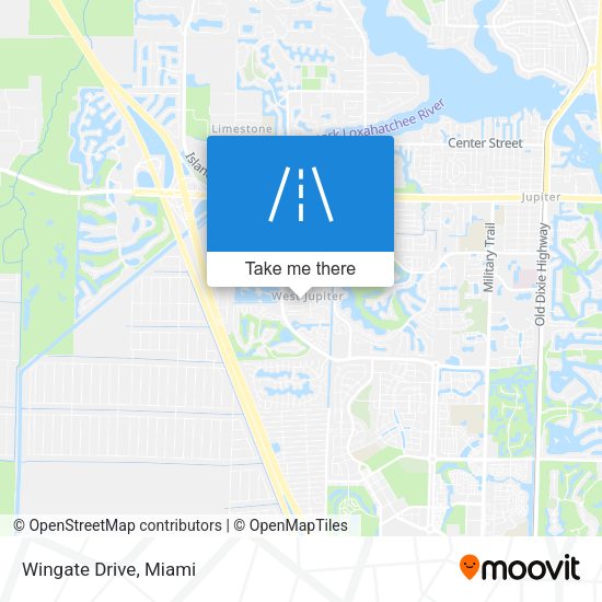 Mapa de Wingate Drive