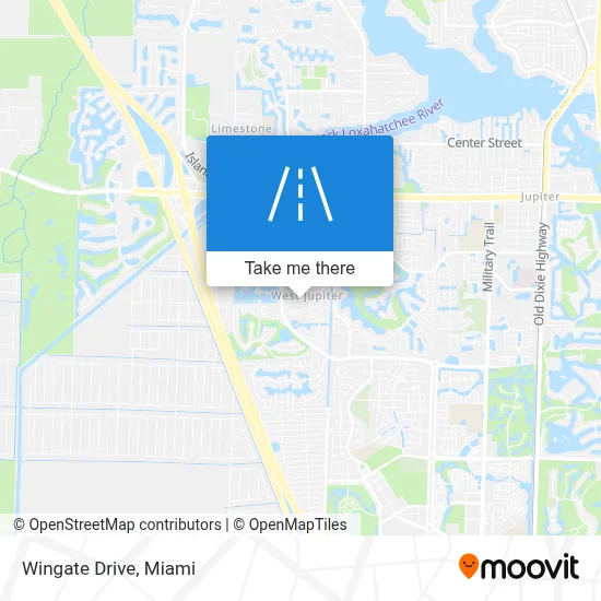 Wingate Drive map