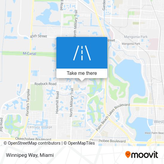 Winnipeg Way map