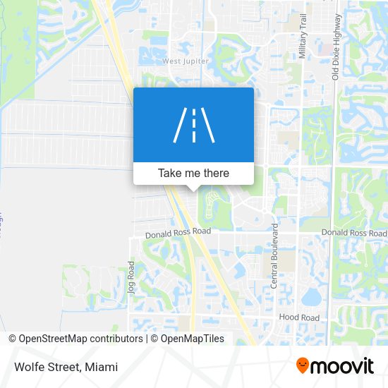 Mapa de Wolfe Street